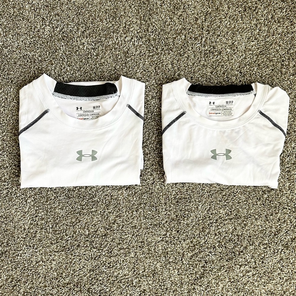 NEW- Lot of 2 Under Armour Compression Shirts Men's Medium